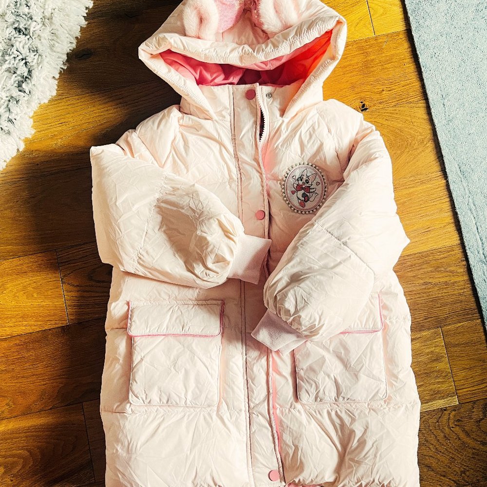 Girl's down puffer jacket